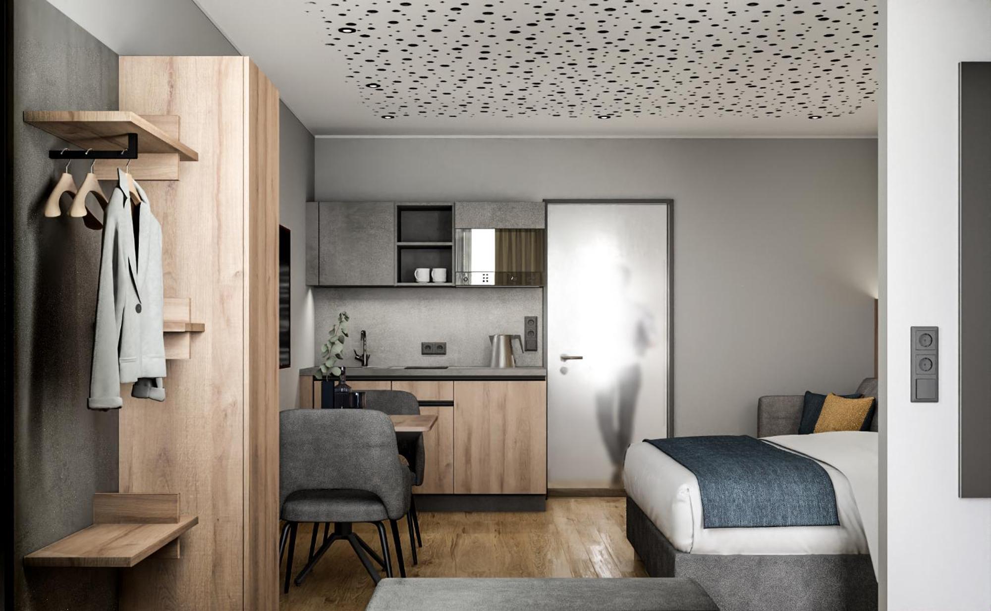 Apartment Xzllenz Traum Studio-apartment, Frei-parken, U-bahn, Kueche